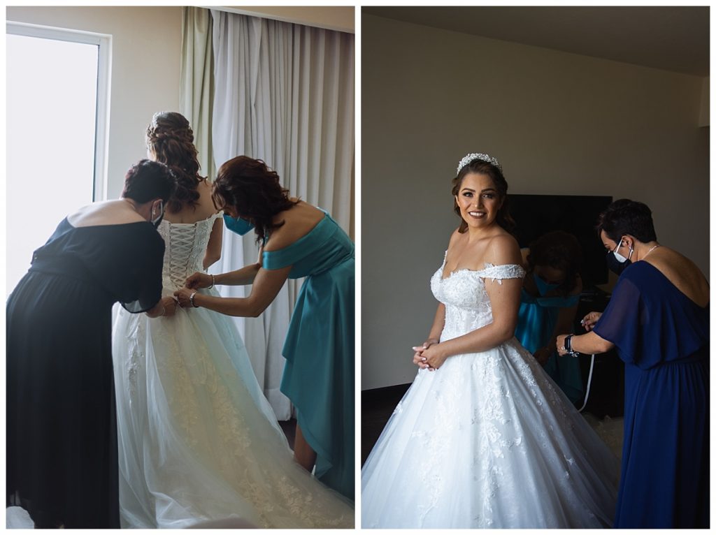 Fotos del arreglo de la novia