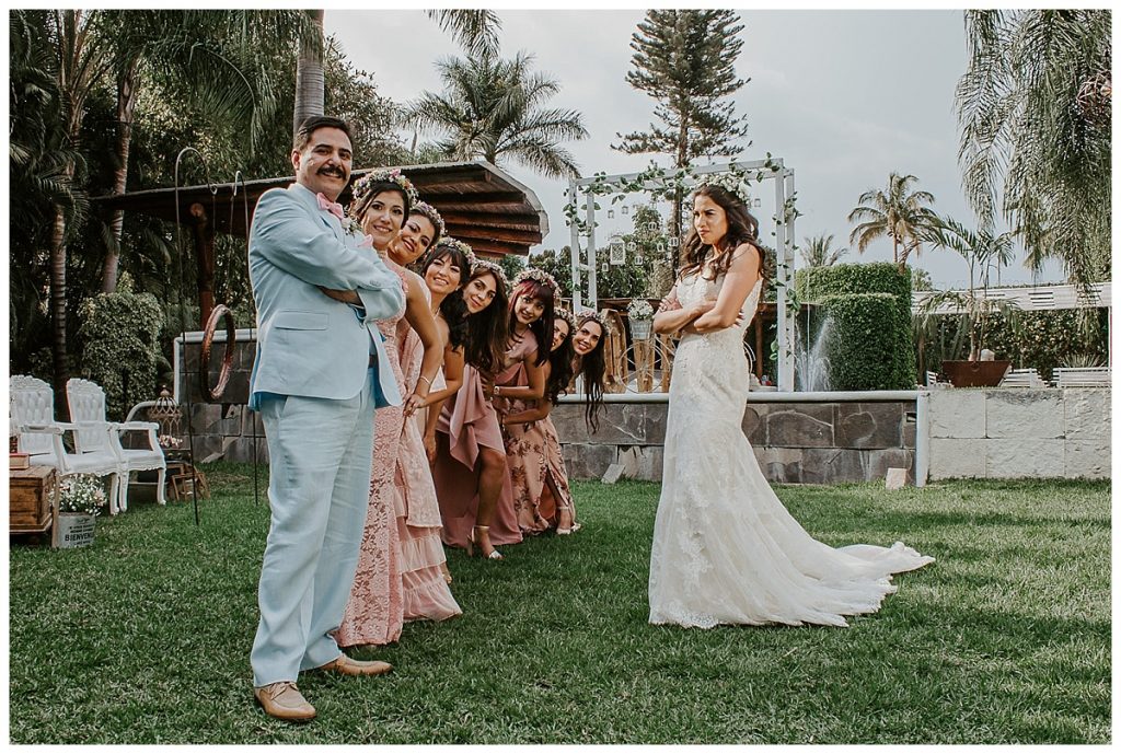 Fotografía de bodas en jardín de Jiutepec, Morelos